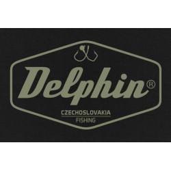 Bluza z kapturem Delphin Czechoslovakia Fishing Black