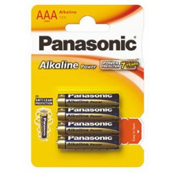 Panasonic Alkaline Power AAA LR03 1,5V