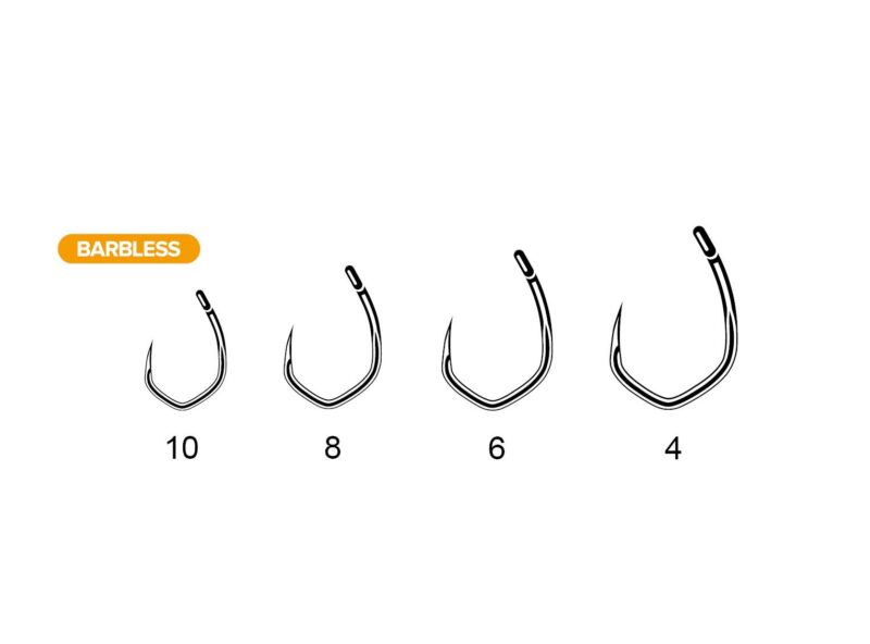 Carp Spirit Razor Point V-Curve Barbless - obrazek 4