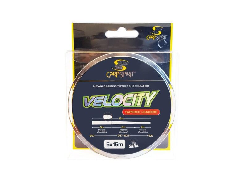 Carp Spirit Velocity Tapered Leaders 5x15 m - obrazek 2