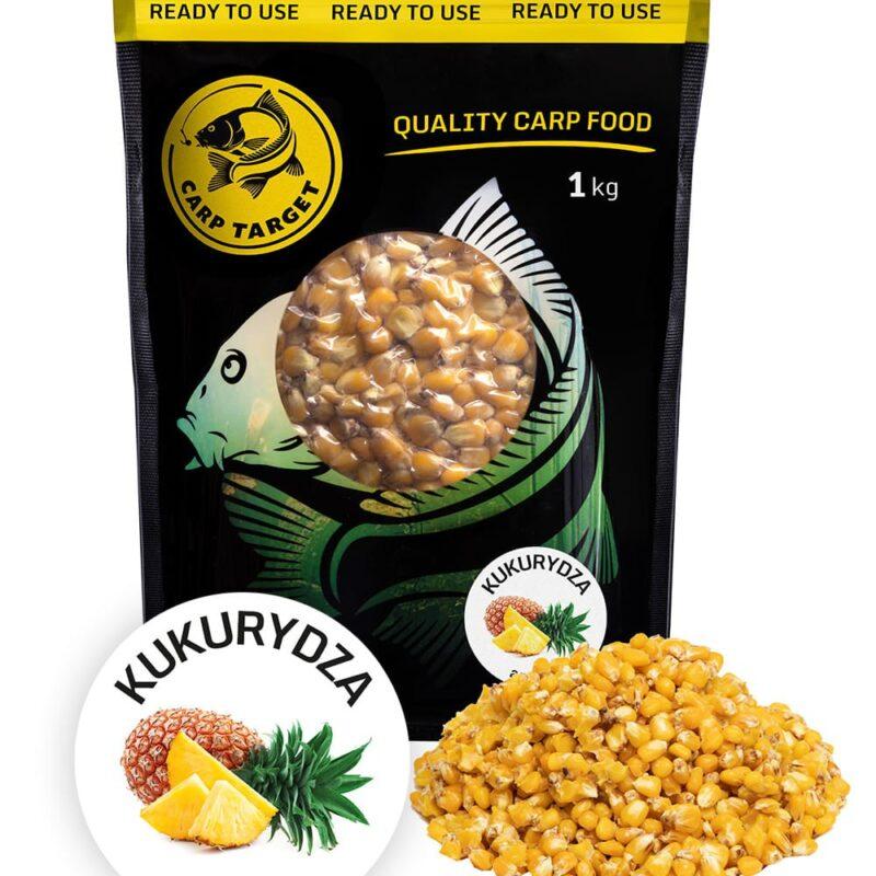 Carp Target Gotowa Kukurydza Wędkarska Ananas 1 kg