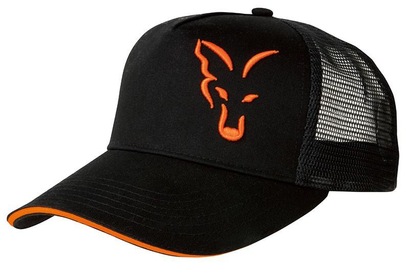 Czapka Fox Black&Orange Trucker Cap