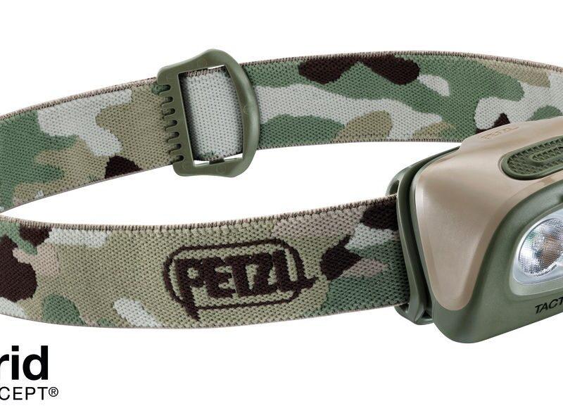 Czołówka Petzl Tactikka + Hybrid 350 Camo