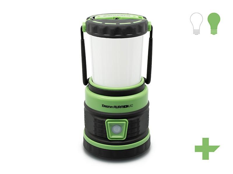 Delphin Aura+ UC - lampa biwakowa
