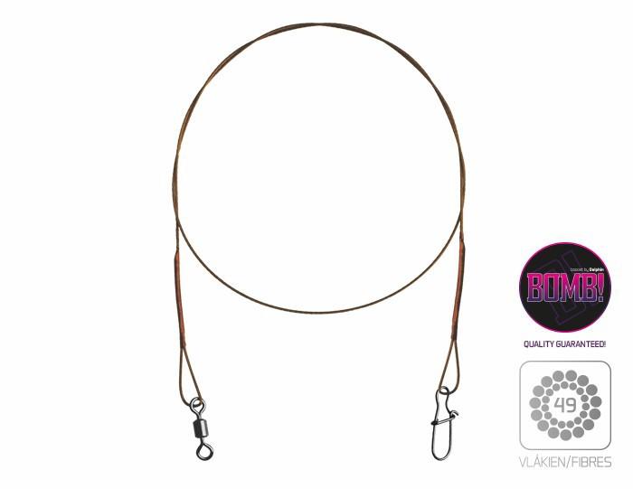 Delphin BOMB! Stainless Steel w. Swivel & Snap