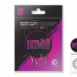 Delphin BOMB! Tungsten Leader w. Swivel & Snap - obrazek 2