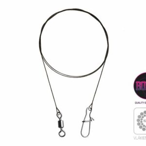 Delphin BOMB! Tungsten Leader w. Swivel & Snap