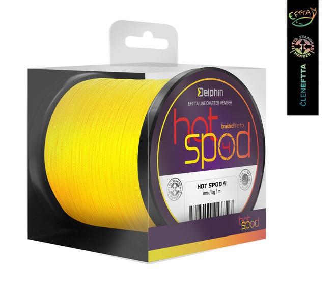 Delphin HotSPOD 4 Braided Line Yellow 300 m