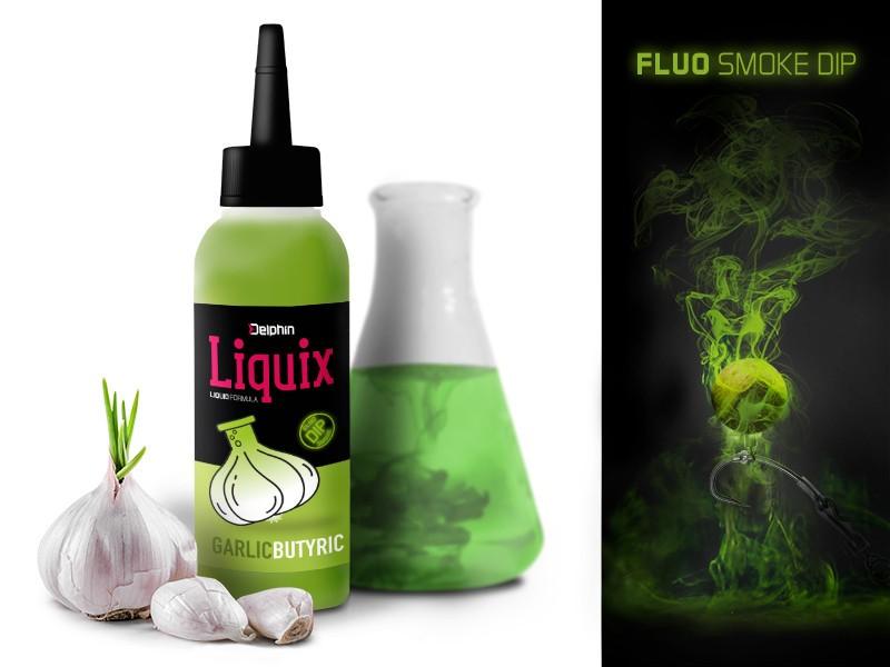 Delphin SNAX LiquiX Fluo Dip Czosnek-Butyric 100 ml