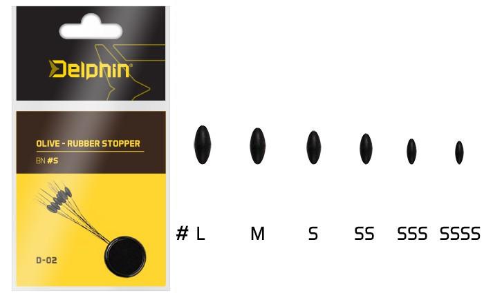Delphin Olive Rubber Stopper