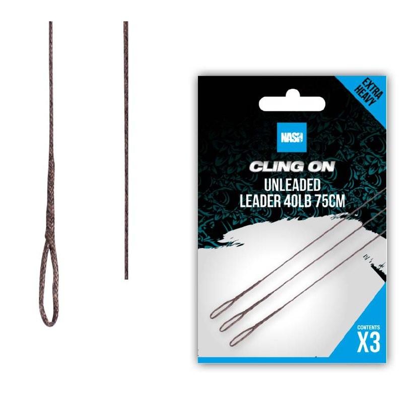Nash Cling On Unleaded Leader Heavy 75 cm/3 szt.