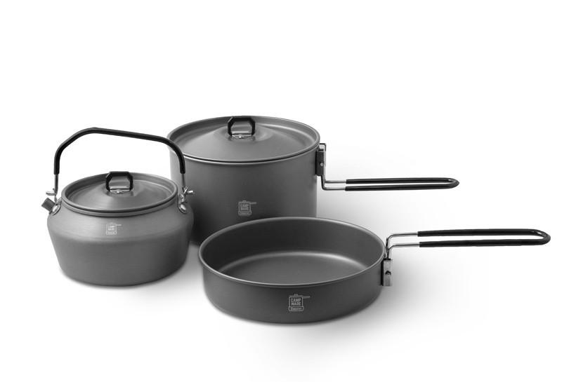 Zestaw garnków Delphin Camp Ware 3in1