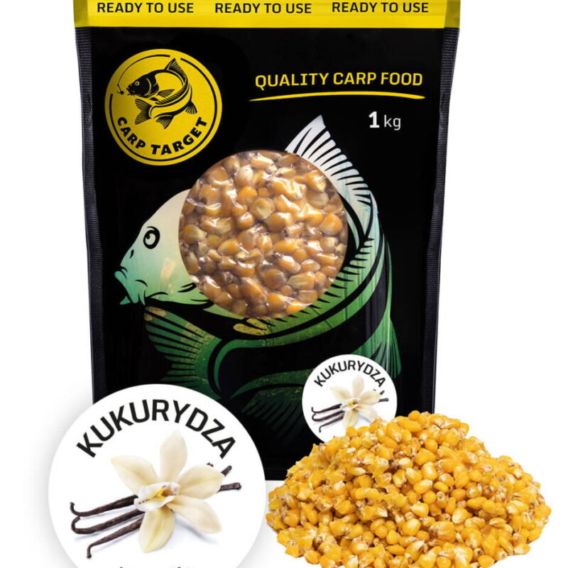 Carp Target Kukurydza Wędkarska Wanilia 1 kg
